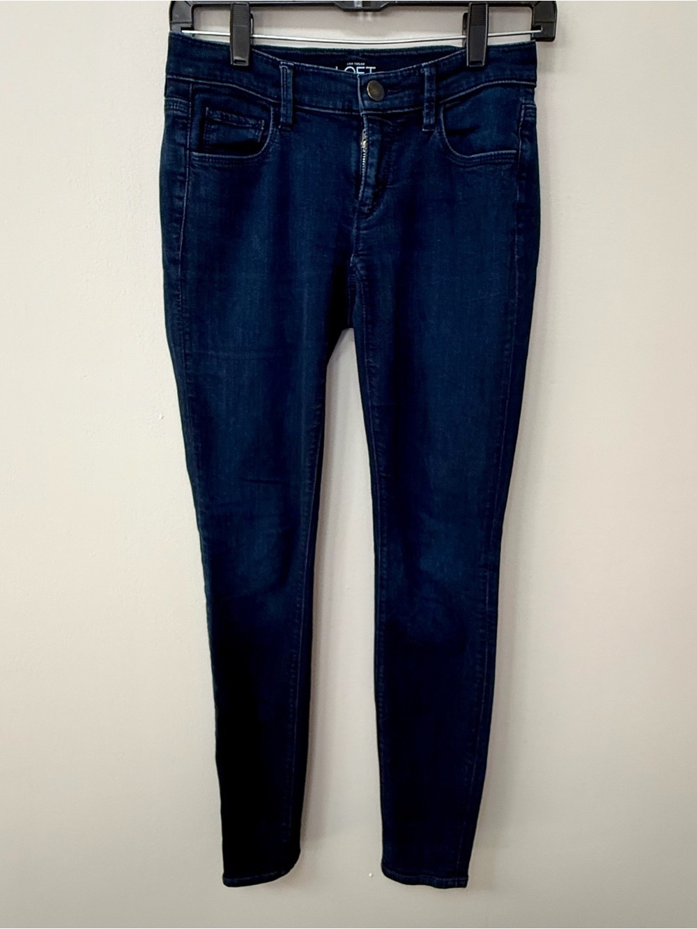 LOFT Women's Dark Indigo Super Skinny Jeans